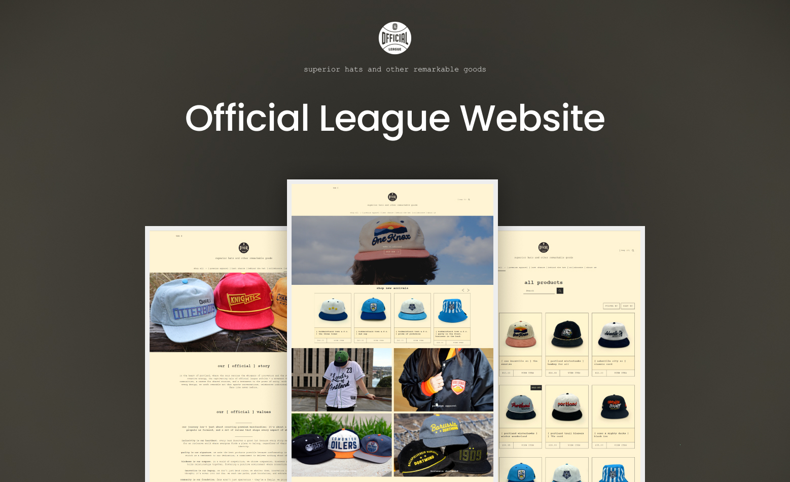official-league-clothing-brand